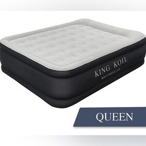 King Koil Queen Air Mattress, 20 w/ Pump